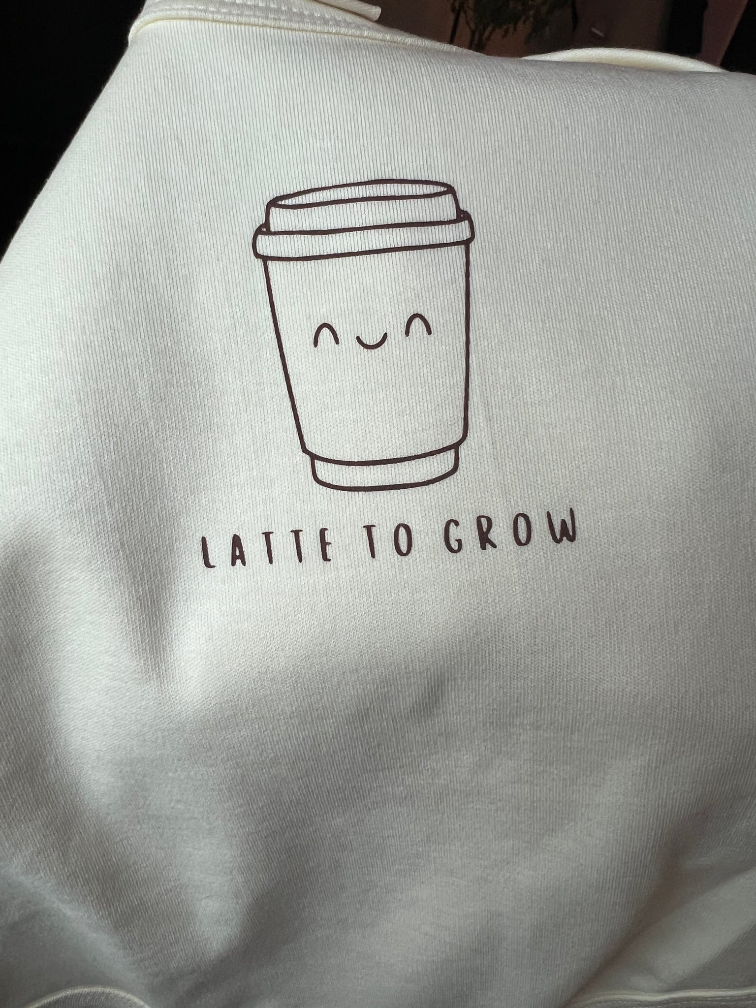 Romper baby latte